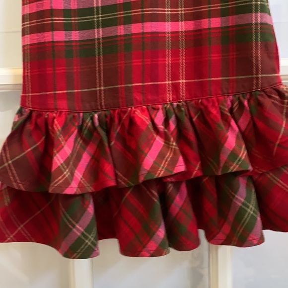 Gymboree size 5 plaid dress with ruffled bottom. - Picture 3 of 7